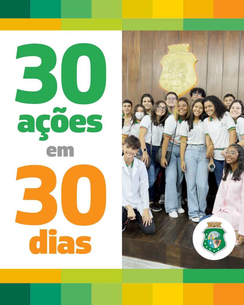 Secitece é destaque entre as 30 ações em 30 dias da nova gestão estadual