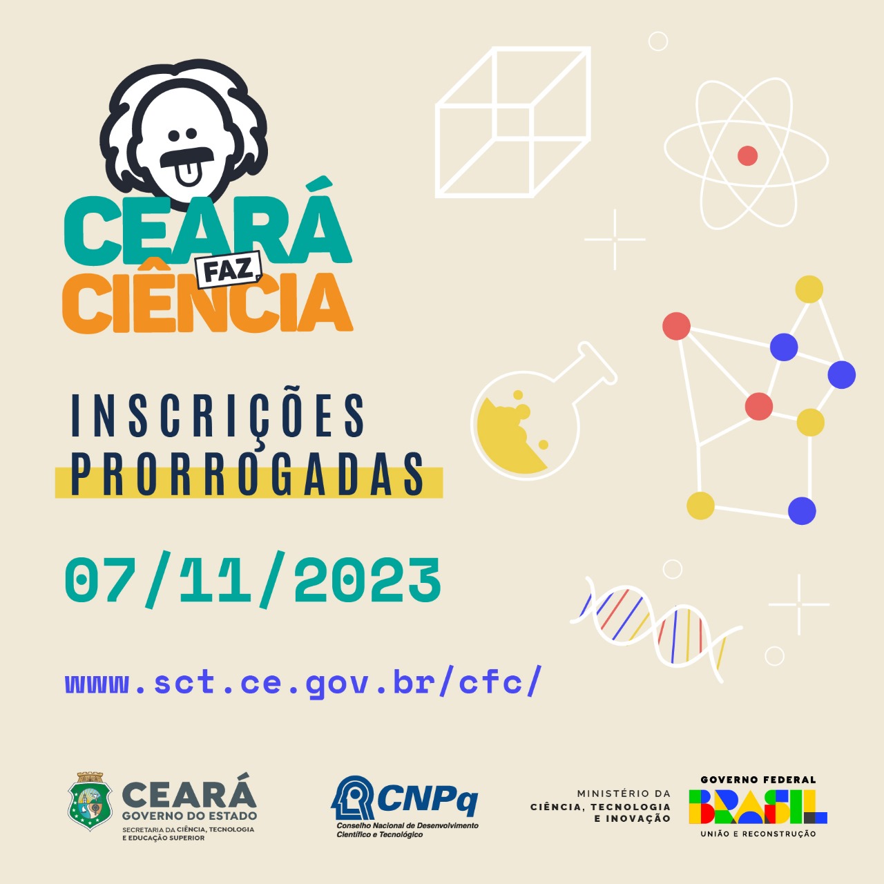 Ampliada la inscripción al concurso Ceará Faz Ciência