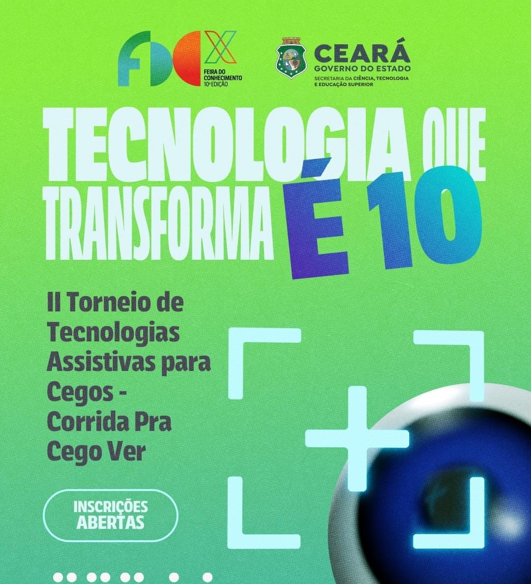 Corrida “Pra Cego Ver” desafia estudantes a criar tecnologias assistivas na Feira do Conhecimento 2026